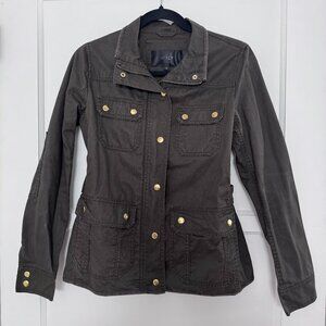 J Crew Zippered Jacket In XS